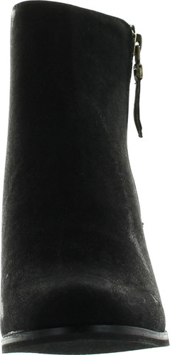 Reneeze Baba-02 Women Fashion Comfy Stacked Chunky Heel Side Zipper Ankle Bootie