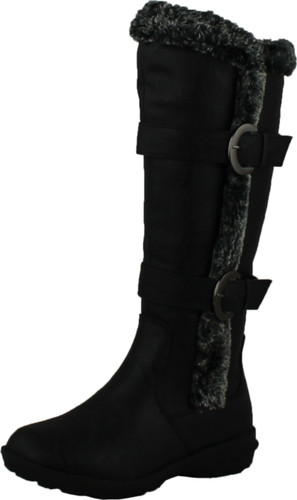 Forever Aura-43 Womens Double Straps Knee High Boots Winter Boots