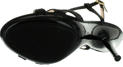 De Blossom Womens Lin-103 Strappy Bridesmaid Prom Party Sandal Pumps Shoes