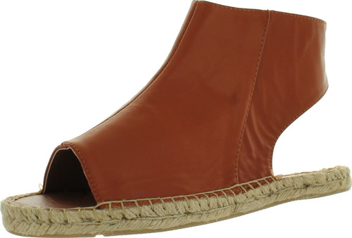 Mark & Maddux Shawn-03 Women's Open Toe Zipper Close Back Cut Out Flat Sandals