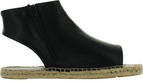 Mark & Maddux Shawn-03 Women's Open Toe Zipper Close Back Cut Out Flat Sandals