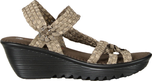 Bernie Mev Women's Crystal Fashion Mesh Sandals