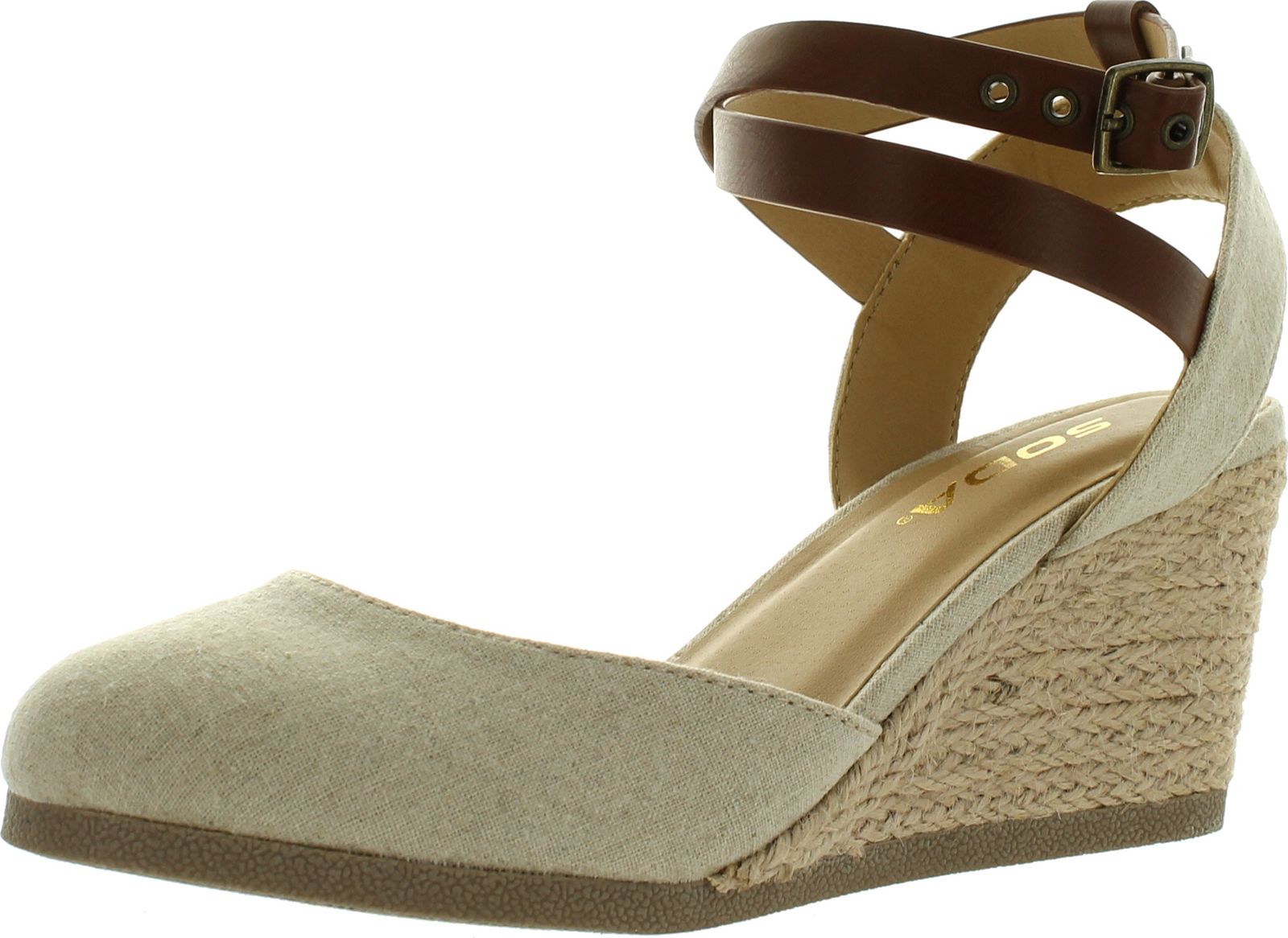 soda brand wedge sandals