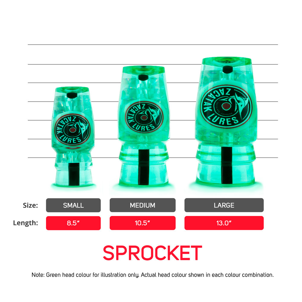 Sprocket Flaming Kajiki Trolling Lure | Zacatak Lures
