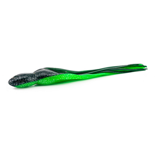 Black Green Trolling Lure Replacement Skirt