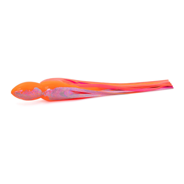 Orange Pink Oily Trolling Lure Replacement Skirt