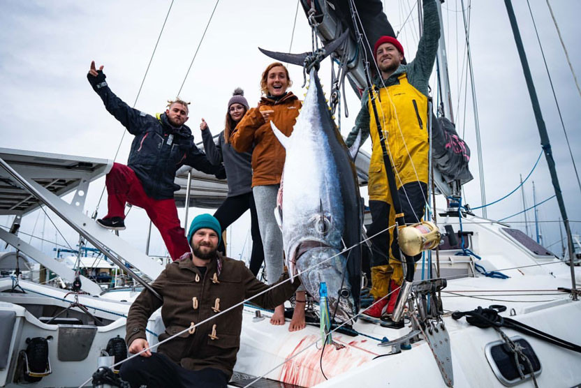 How to Land Monster Bluefin - Advice from Catamaran Sailor Eric Laakmann How to Land Monster Bluefin - Advice from Catamaran Sailor Eric Laakmann