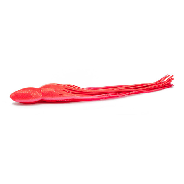 Orange Pink Lumo Trolling Lure Replacement Skirt