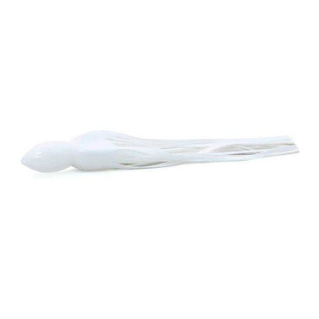 White Trolling Lure Replacement Skirt