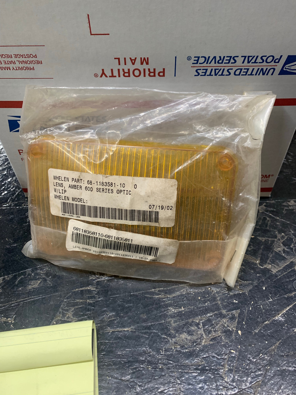 Whelen 600 Series Steady Burn Amber with Lens