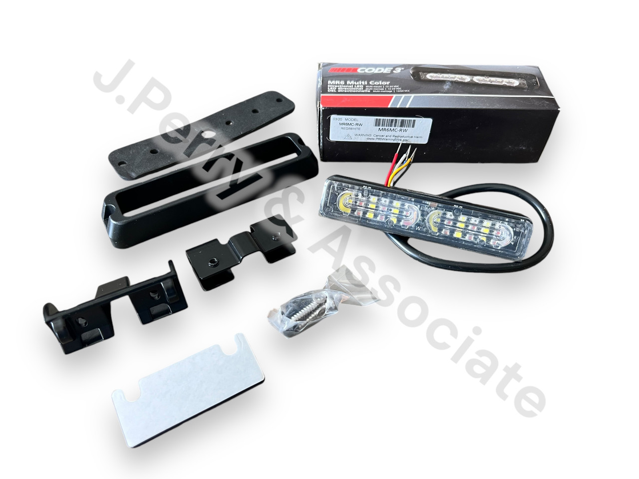 CODE 3 MR6 LED DUO Red/White MR6MC-RW