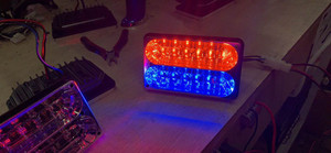 Whelen 400 series BLUE RED SPLIT Whelen 400 series BLUE RED SPLIT
