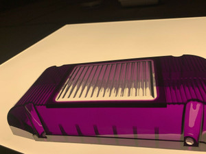 PURPLE END CAP With Alley Cutout for EDGE 9000 PURPLE END CAP With Alley Cutout for EDGE 9000