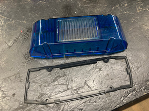 BLUE END CAP With Alley Cutout for EDGE 9000