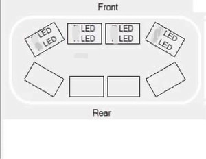 Whelen freedom 180 bar PAIR 28" Whelen freedom 180 bar PAIR 28"