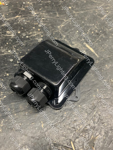 2 Hole BLACK Roof Mount Cable Entry For Lightbars