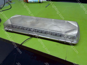 23" mini amber/white split mini century Stud Mount  MC23VF