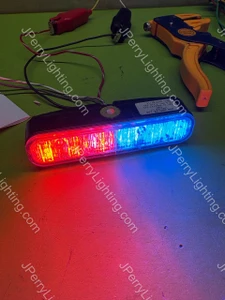 CLEARANCE WHELEN ION SPLIT RED BLUE Single STANDARD BRKT