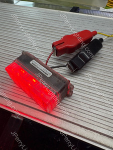 RED Whelen TIR3 2 Wire Steady Burn