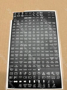 Sticker sheet Style 1 For Whelen Controllers