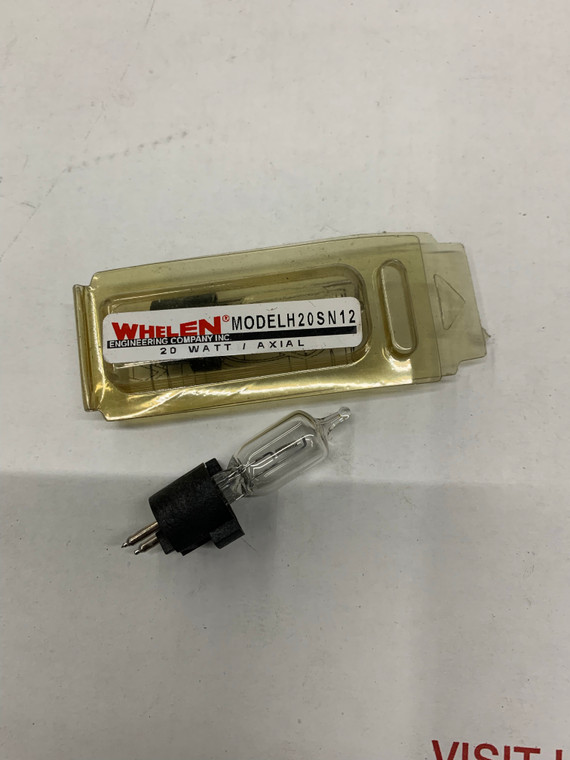 NOS Whelen Push in bi pin bulb 20 Watt H20SN12