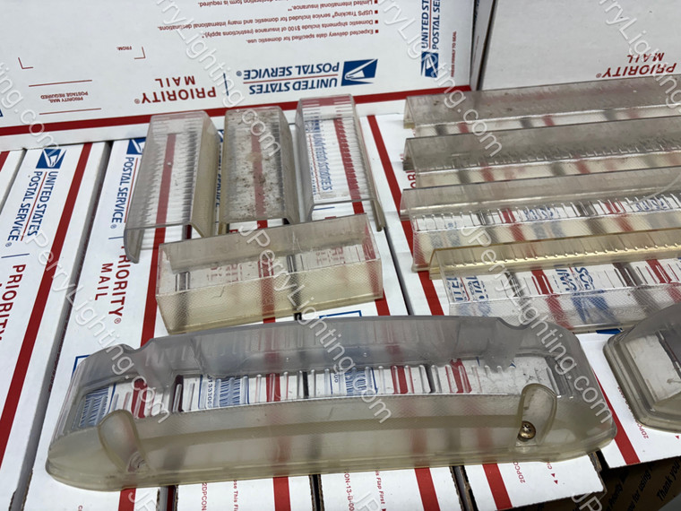 CLEAR Used lens kit for 49" Liberty / Patriot GEN2 OVERMOLD ENDCAPS