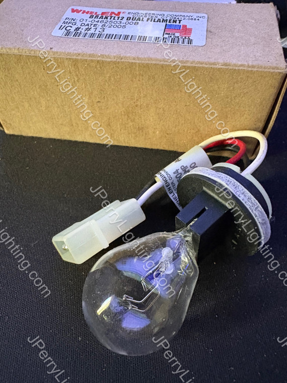 NOS BRAKTL12 Whelen TWIST LOCK bulb STOP TAIL TURN