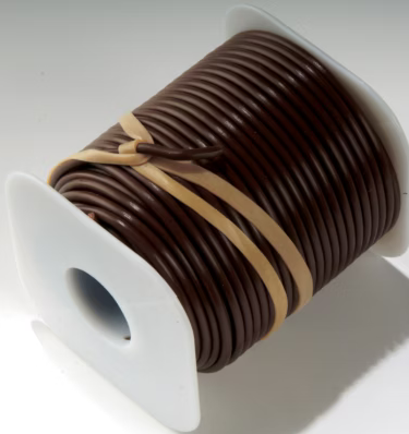 Audiopipe 14 Gauge Car Audio Primary Wire – 100ft Brown Roll For Remote/Power/Ground