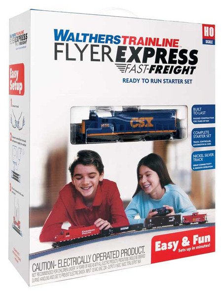 Flyer Express Fast-Freight Train Set -- CSX Transportation