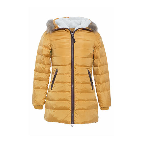 Orange Winter Jacket for Women