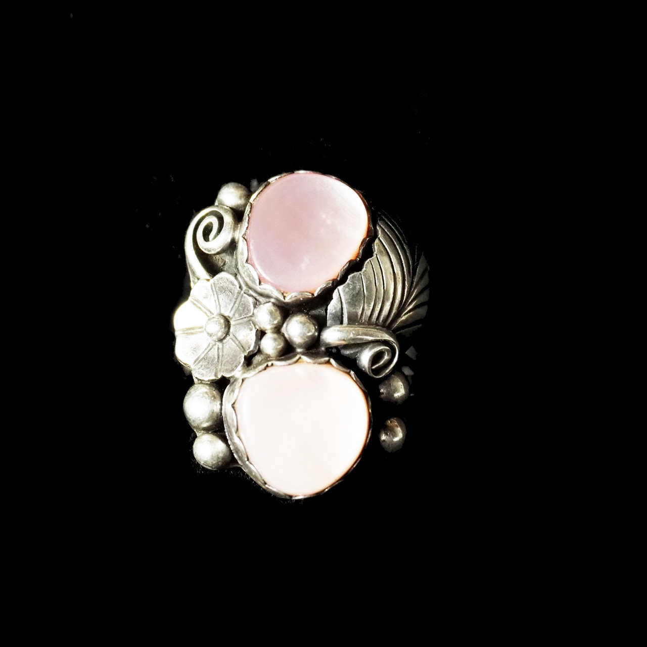 Chic 12mm Chinese Ming Pearl Sterling Silver Ring