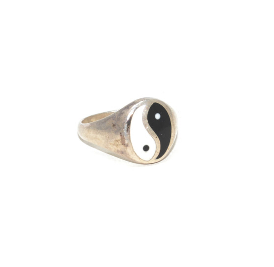 Sterling Silver Yin & Yang Ring