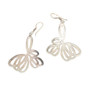 925 Sterling Silver Illustrated Tulip Earrings