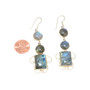 925 Sterling Silver Labradorite Drop Earrings