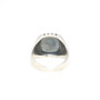 Sterling Silver Bell Trading Post Hematite Signet Ring