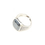 Sterling Silver Bell Trading Post Hematite Signet Ring