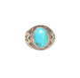 Sterling Silver Native American Turquoise Arrow Ring