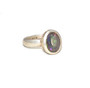 925 Sterling Silver Minimalist Aura Quartz Ring