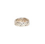 925 Sterling Silver Flat Braid Wire Ring