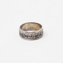 925 Sterling Silver Braided Kinetic Fidget Ring