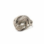 925 Sterling Silver Two-Headed Snake Ring