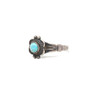 Sterling Silver 925 Bell Trading Post Petite Turquoise Ring - Size 6