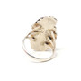 Sterling Silver 925 Floral Mother of Pearl Marquise Ring - Size 8.75