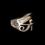 Sterling Silver 925 Eye of Horus/Ra Ring - Size 9