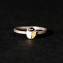 925 Sterling Silver Petite Ladybug Ring - Size 3.25