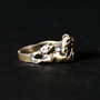 925 Sterling Silver Elephant and Friends Ring - Size 6