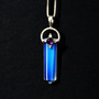 925 Sterling Silver Opalite Crystal Point Pendant Necklace