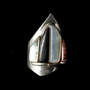 925 Silver Chunky Minimalist Armor Cuff Ring - Size 11