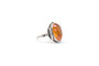 Danish Amber Nature Inspired 925 Sterling Silver Ring 8