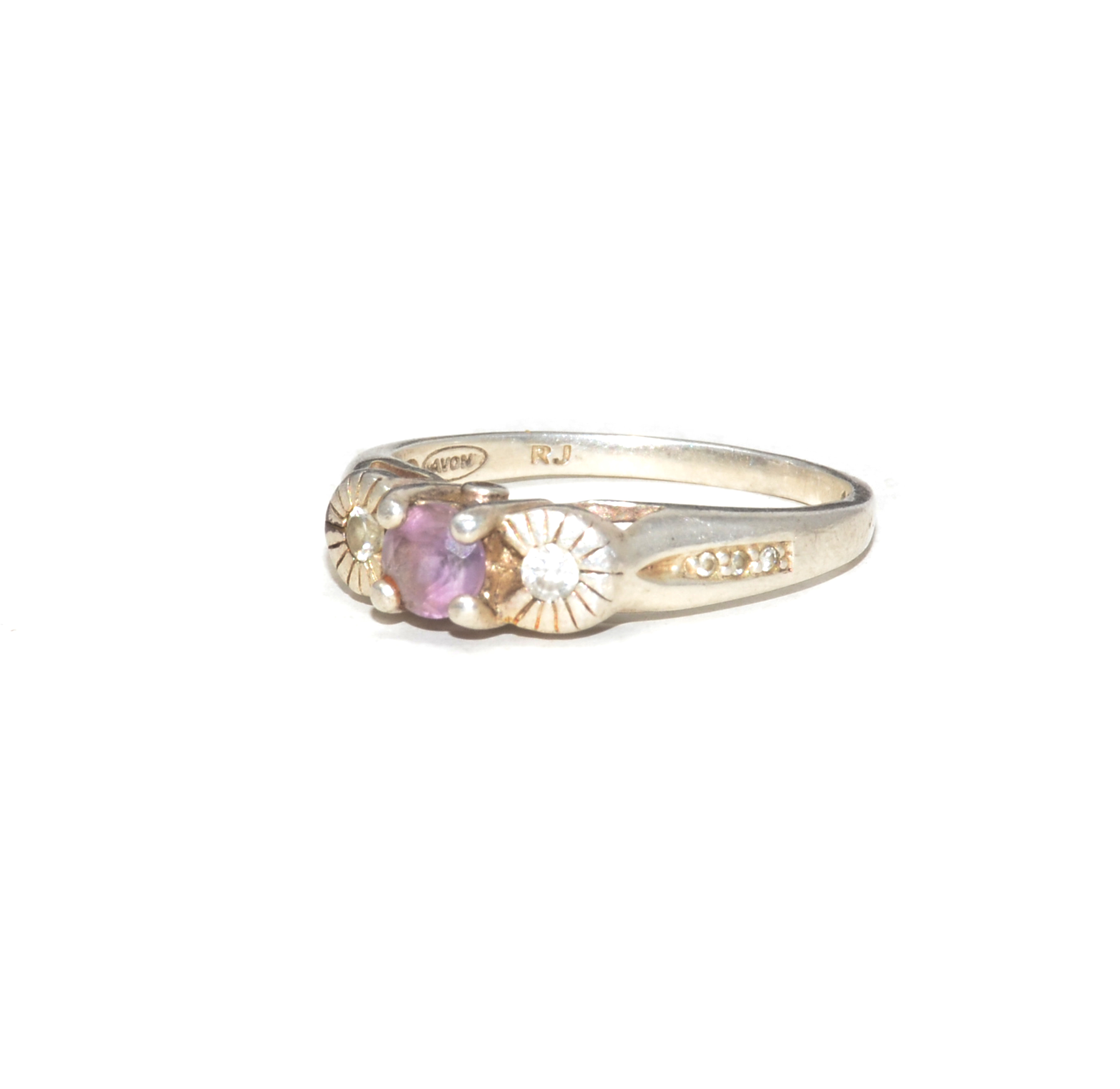 AVON STERLING SILVER EMERALD CUT CZ ENGAGEMENT RING AND BAND SET #avon #ring  #sterlingsilver | Cz rings engagement, Engagement rings, Avon jewelry